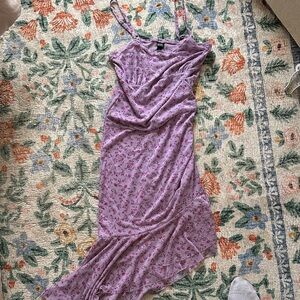 Wild fable Lilac Floral Cowl Neck Slip Dress